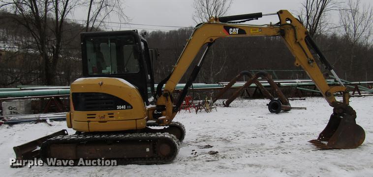 image for item DB6988 2008 Caterpillar 304C CR mini excavator