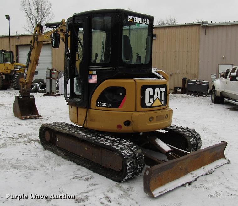 image for item DB6988 2008 Caterpillar 304C CR mini excavator