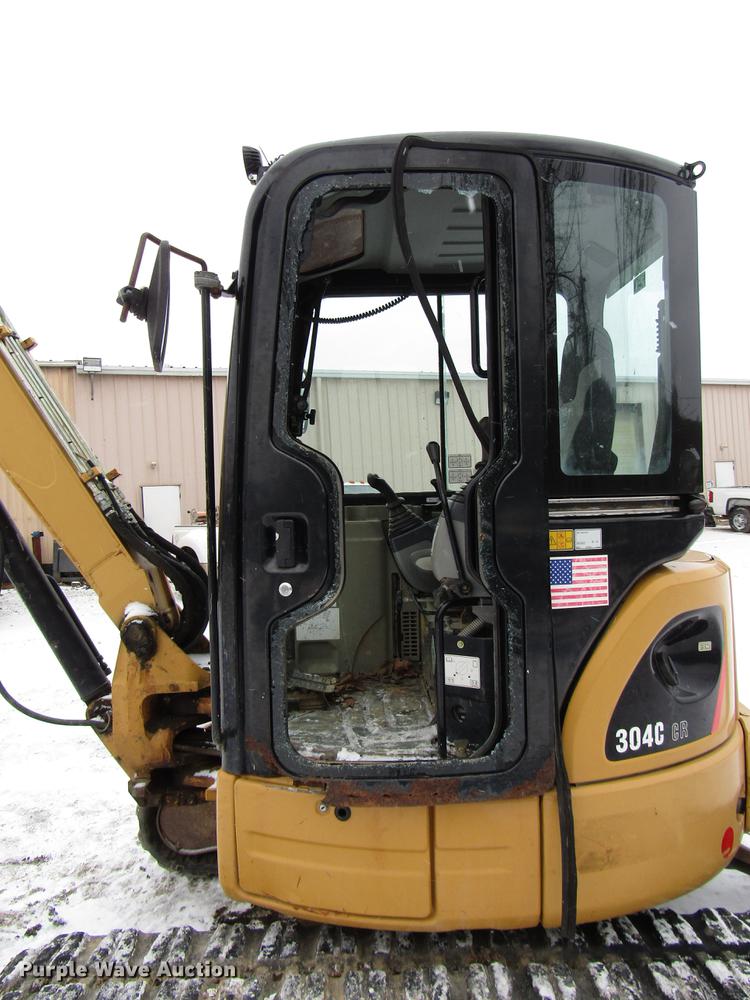 image for item DB6988 2008 Caterpillar 304C CR mini excavator