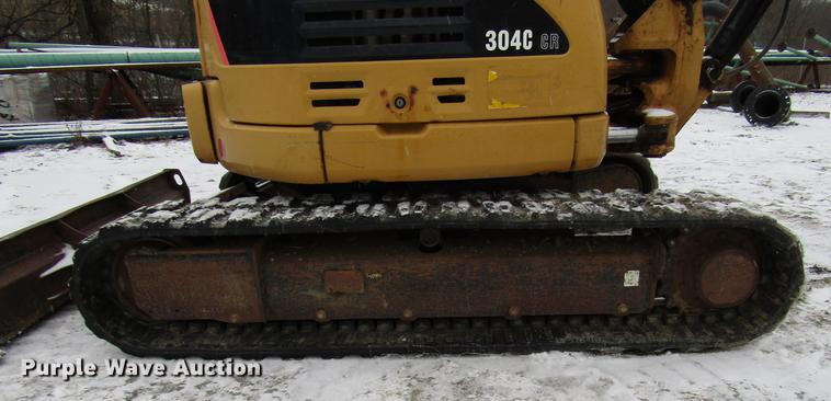image for item DB6988 2008 Caterpillar 304C CR mini excavator