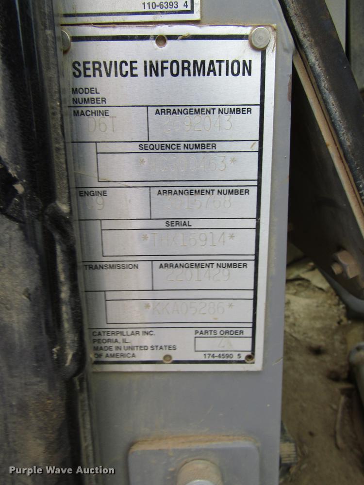 image for item DB6989 2008 Caterpillar D6T LGP dozer