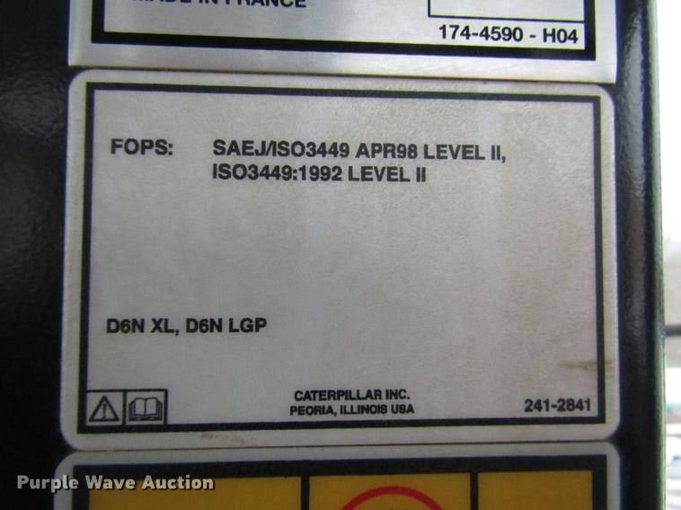 image for item DB6990 2008 Caterpillar D6N XL dozer