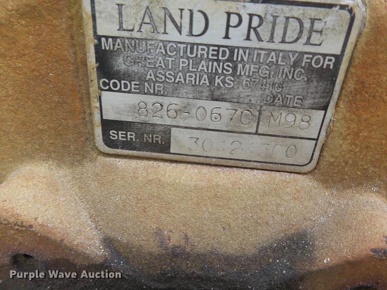 image for item DD2353 Land Pride PR2572 power rake