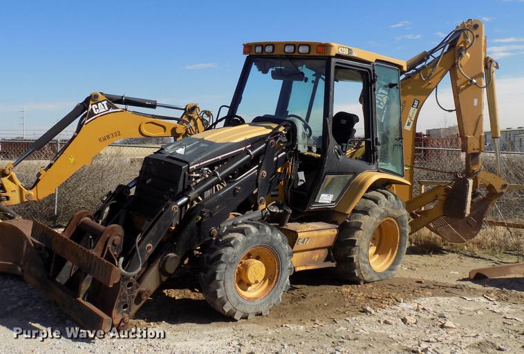 image for item DD3584 2004 Caterpillar 420D backhoe