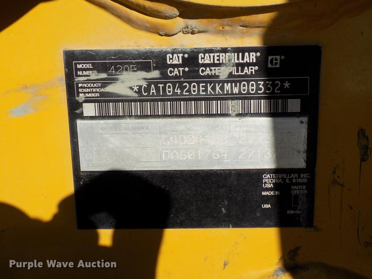 image for item DD3585 2006 Caterpillar 420E IT backhoe