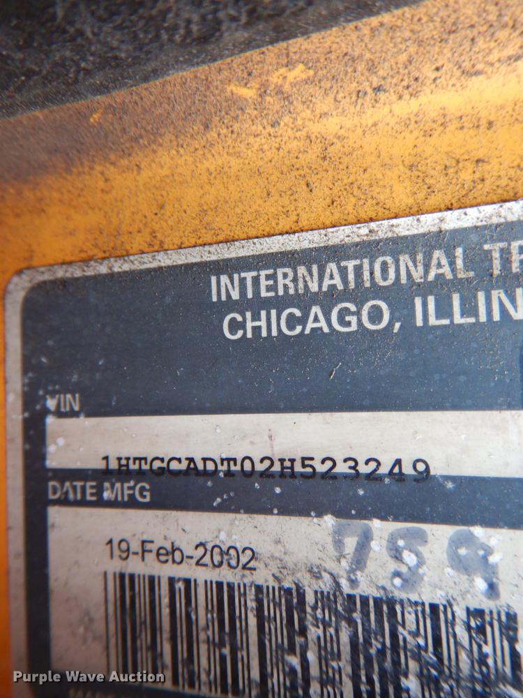 image for item DE6006 2002 International 2554 dump truck