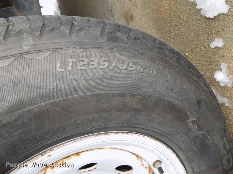 image for item DE7558 1999 Fastline utility trailer