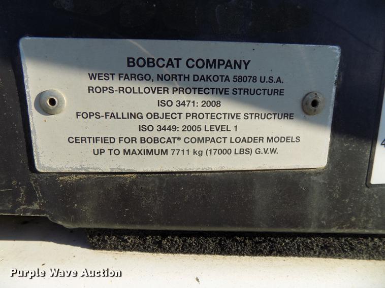 image for item DE7576 2016 Bobcat T590 skid steer