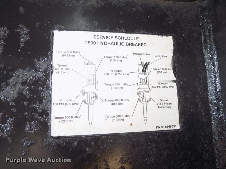 image for item DE7577 Bobcat 2500 breaker