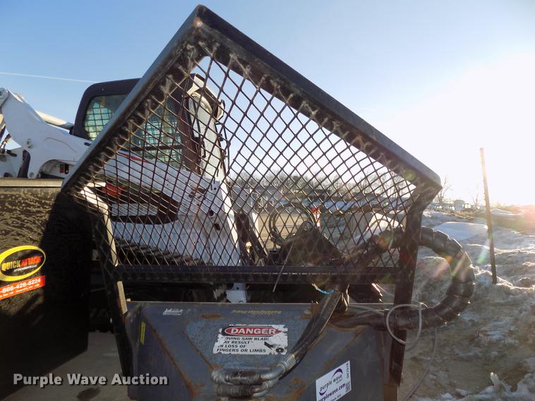 image for item DE7578 2014 Bobcat Landshark TTS12UN skid steer tree saw