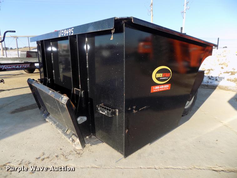Big Dump skid steer hopper in Omaha, NE Item DE7586 sold Purple Wave