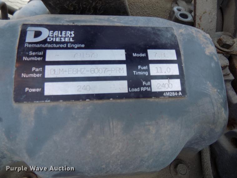 image for item DE7591 1988 Ford LT8000 dump truck