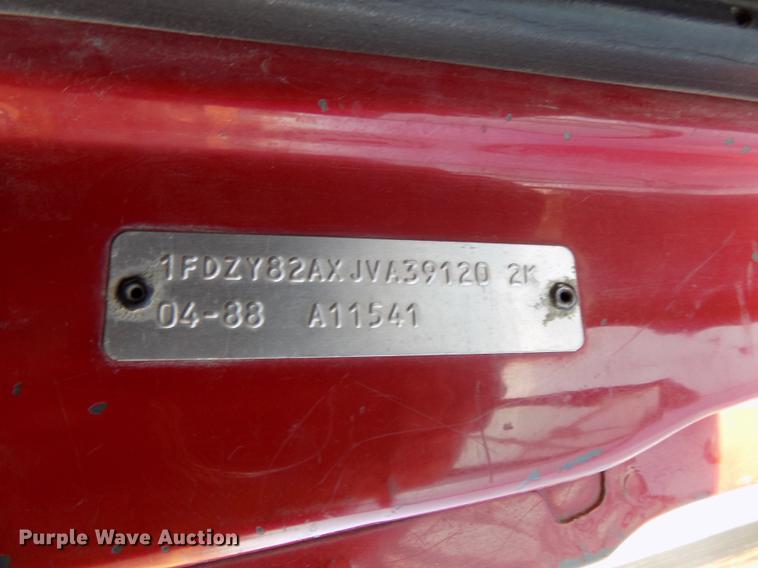 image for item DE7591 1988 Ford LT8000 dump truck