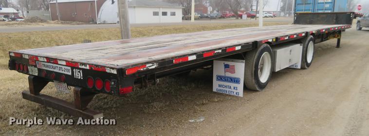 image for item DE8806 2009 Transcraft DTL-2100 drop deck trailer