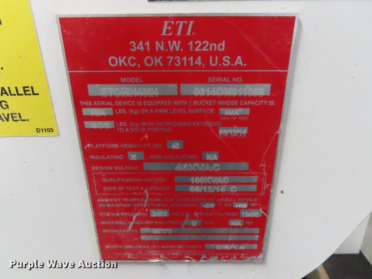 image for item DF1346 2014 Dodge Ram 5500 bucket truck