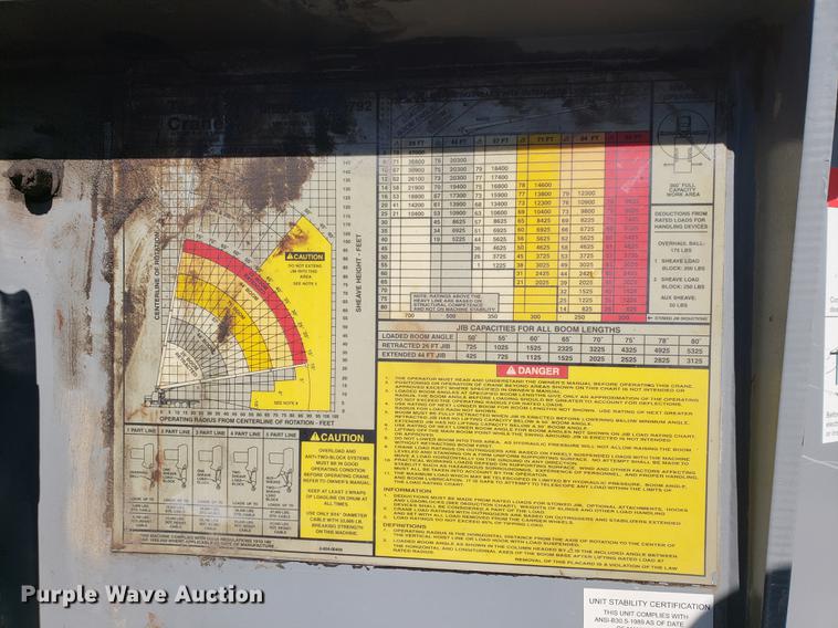 image for item DF2487 2002 Peterbilt 330 crane truck