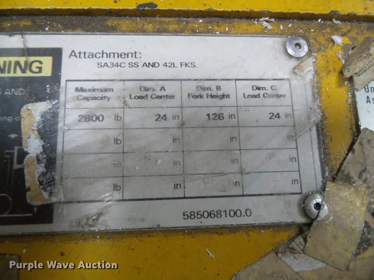 image for item DF2940 Yale MSW030SCN forklift