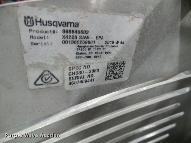 image for item DF7085 Soff Cut X4200 concrete saw