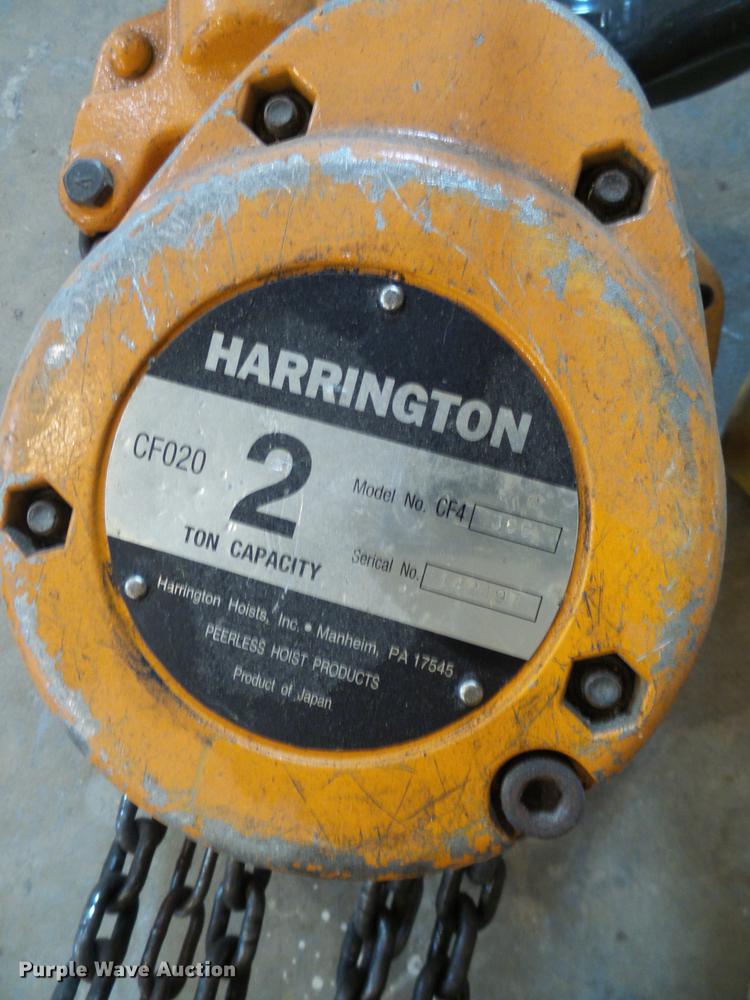 image for item DF7089 (3) chain hoists