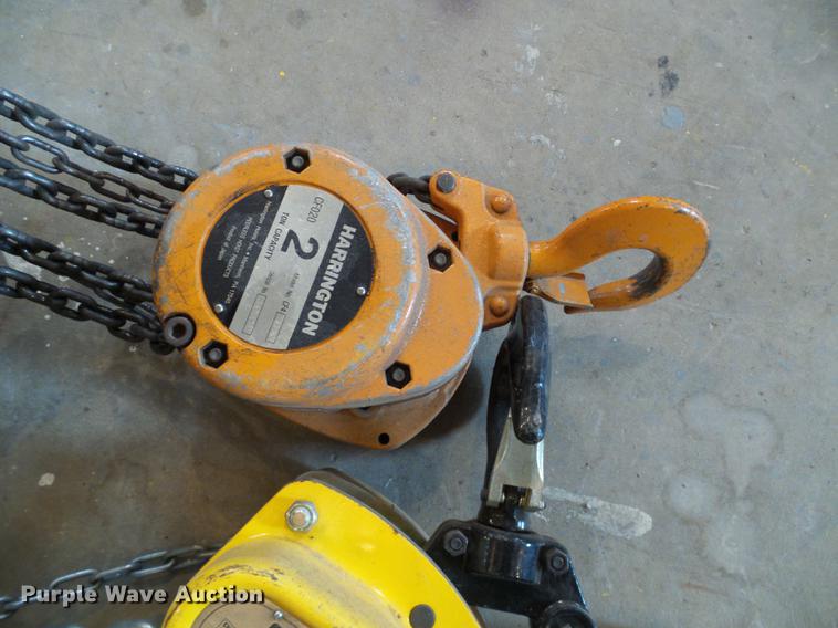 image for item DF7089 (3) chain hoists