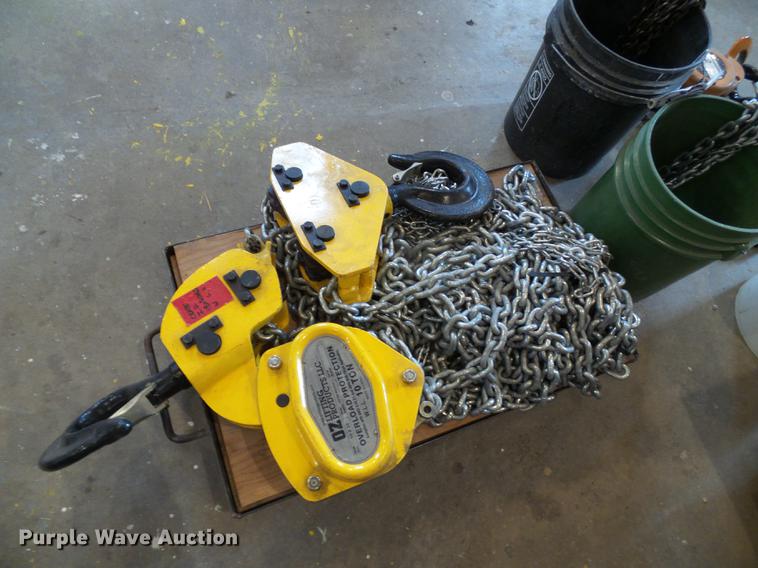 image for item DF7089 (3) chain hoists