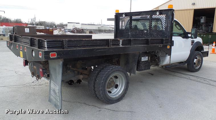 image for item DF7097 2008 Ford F550 Super Duty dump flatbed truck