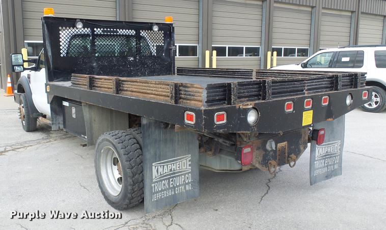 image for item DF7097 2008 Ford F550 Super Duty dump flatbed truck