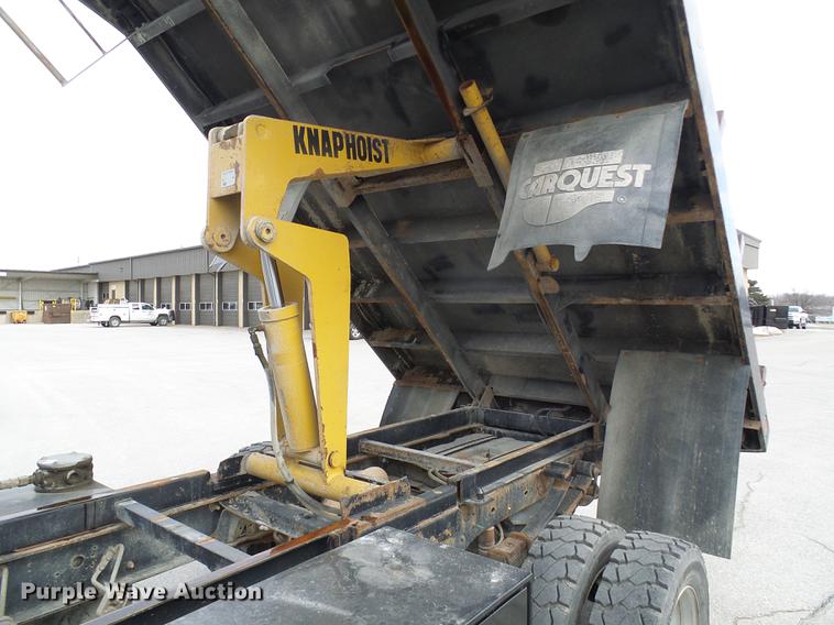 image for item DF7097 2008 Ford F550 Super Duty dump flatbed truck