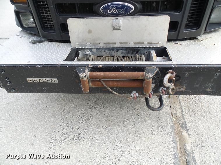 image for item DF7097 2008 Ford F550 Super Duty dump flatbed truck