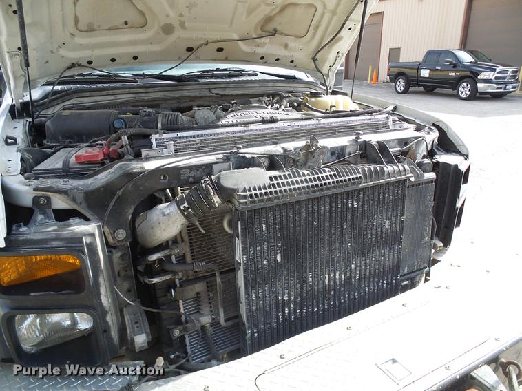 image for item DF7097 2008 Ford F550 Super Duty dump flatbed truck