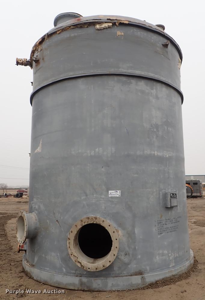 image for item DF8690 1999 Fabricated Plastics caustic circulation tank