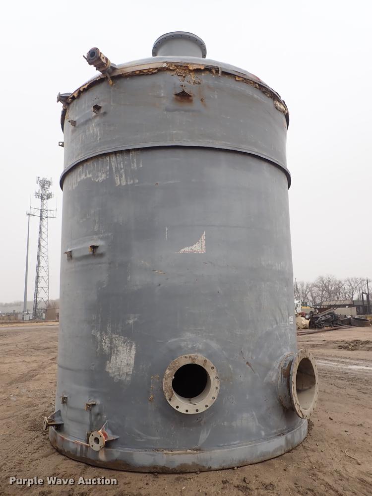 image for item DF8690 1999 Fabricated Plastics caustic circulation tank