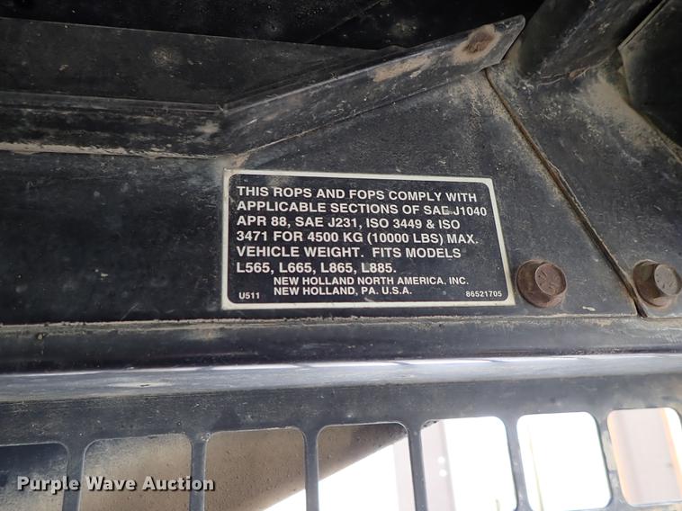 image for item DF8729 New Holland LX655 skid steer