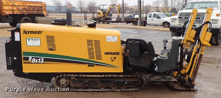 image for item DF8736 2014 Vermeer D9x13 S3 directional drill, mud mixing system, and trailer