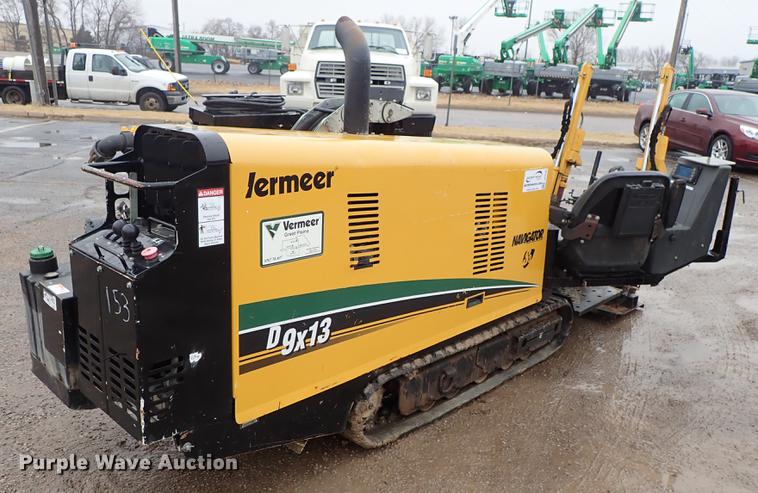 image for item DF8736 2014 Vermeer D9x13 S3 directional drill, mud mixing system, and trailer