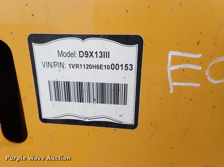 image for item DF8736 2014 Vermeer D9x13 S3 directional drill, mud mixing system, and trailer