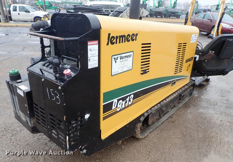 image for item DF8736 2014 Vermeer D9x13 S3 directional drill, mud mixing system, and trailer