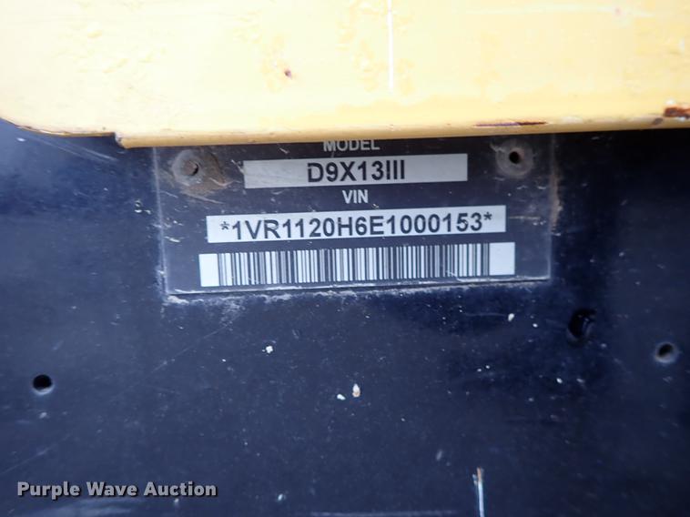 image for item DF8736 2014 Vermeer D9x13 S3 directional drill, mud mixing system, and trailer