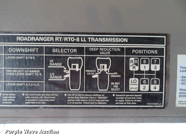 image for item DG3820 2000 Sterling LT9500 dump truck