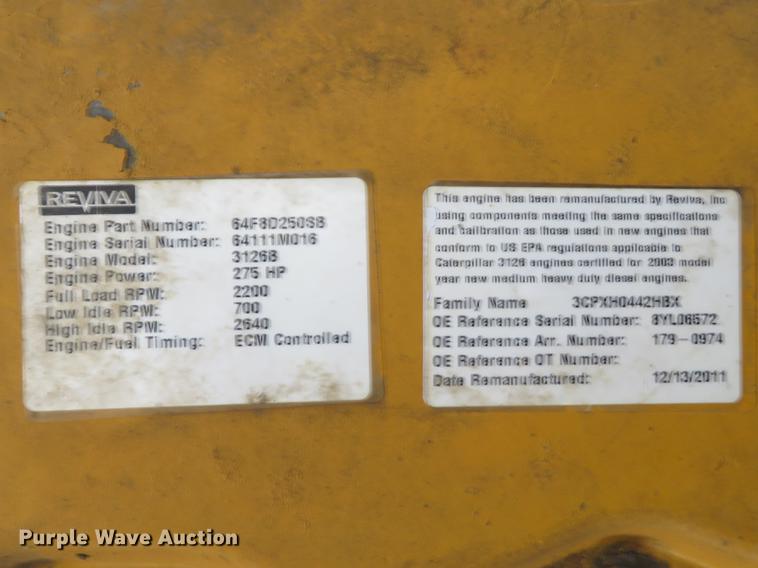 image for item DG3820 2000 Sterling LT9500 dump truck