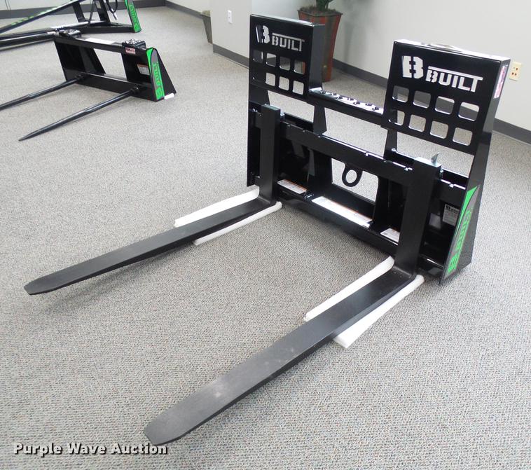 image for item EP9814 2018 B-Built Manufacturing skid steer pallet forks