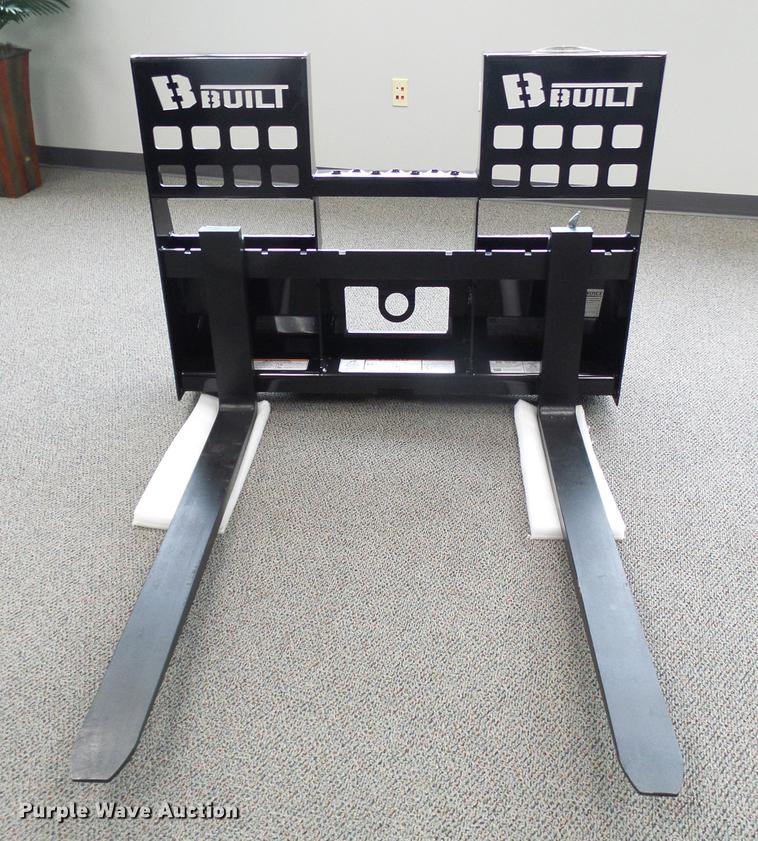 image for item EP9814 2018 B-Built Manufacturing skid steer pallet forks