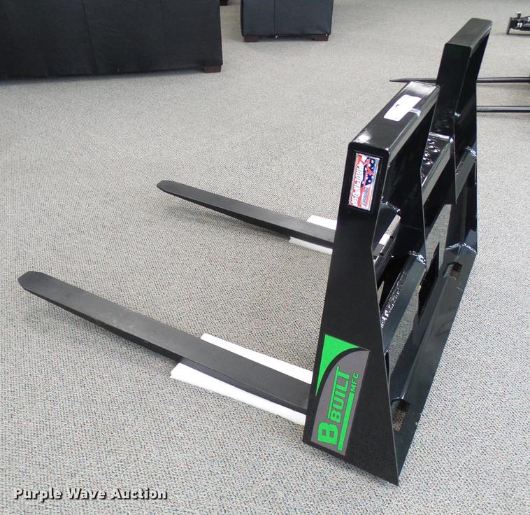 image for item EP9814 2018 B-Built Manufacturing skid steer pallet forks