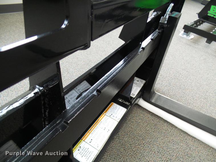 image for item EP9814 2018 B-Built Manufacturing skid steer pallet forks