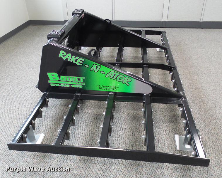 image for item EP9815 2018 B-Built Manufacturing Rake-N-Ator skid steer rake