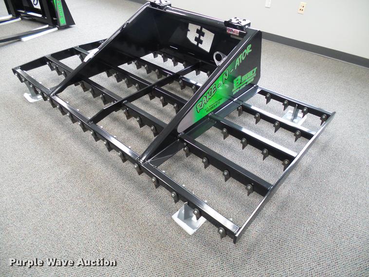 image for item EP9815 2018 B-Built Manufacturing Rake-N-Ator skid steer rake