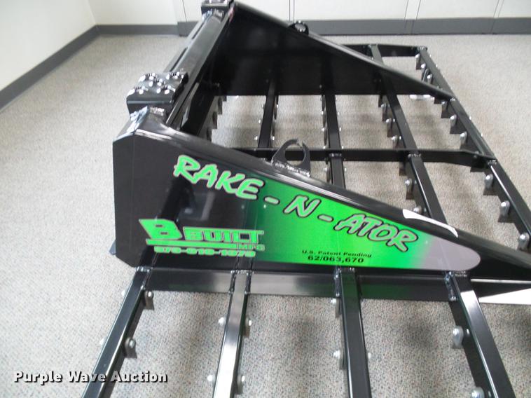 image for item EP9815 2018 B-Built Manufacturing Rake-N-Ator skid steer rake