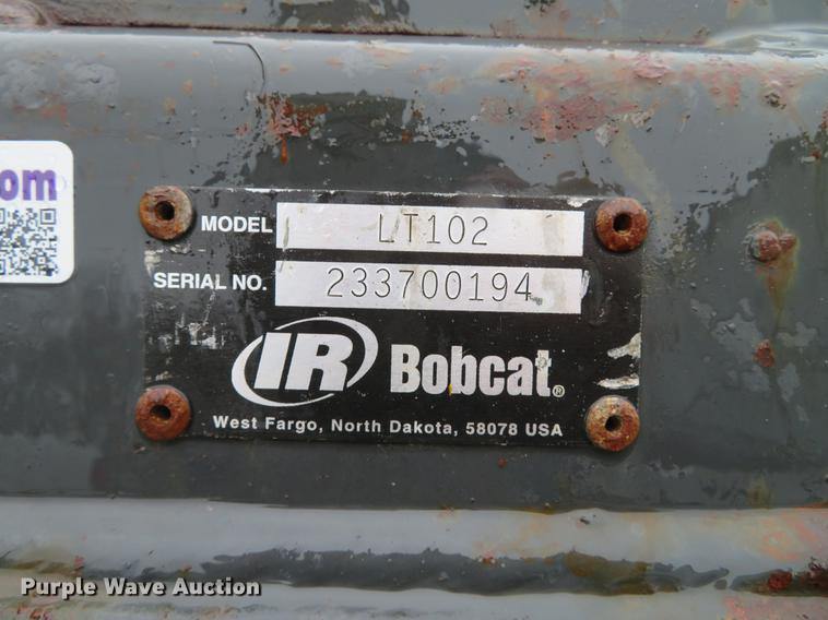 image for item EV9568 Bobcat LT102 skid steer trencher