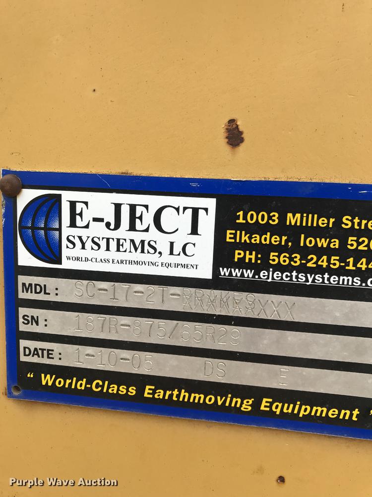 image for item FA9251 2005 Eject SC172T scraper