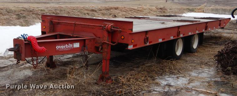 image for item FI9548 2004 Overbilt tilt deck equipment trailer